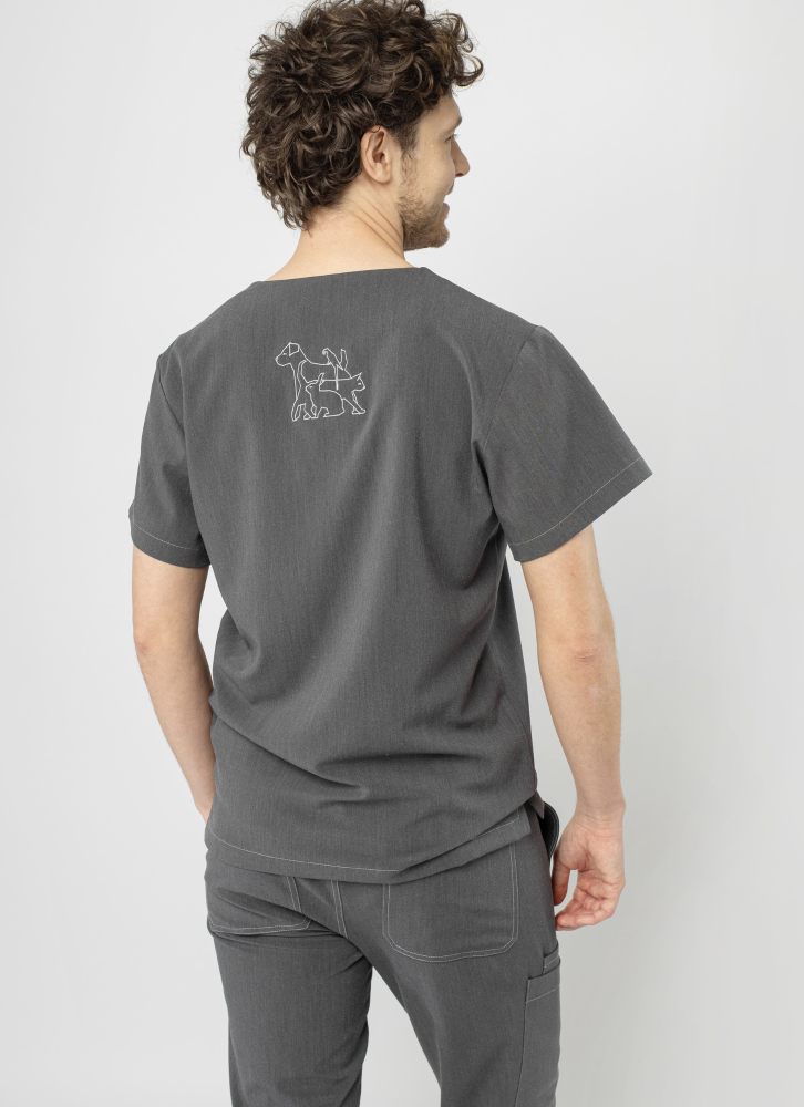 bluza medyczna męska szara.png