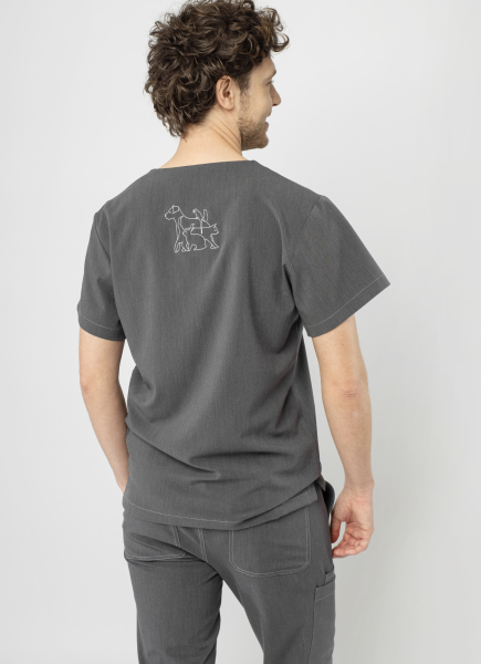 bluza medyczna męska szara.png